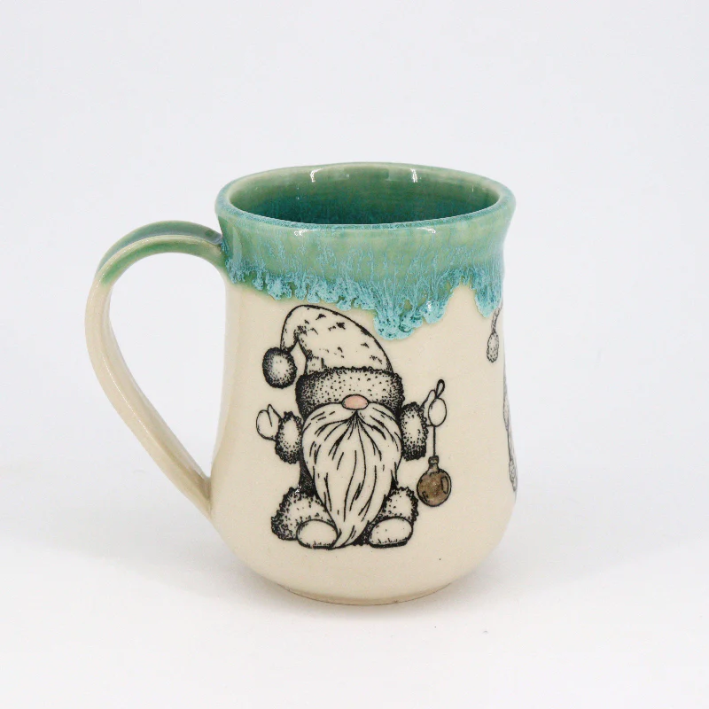 16oz Christmas Gnome Ceramic Mug