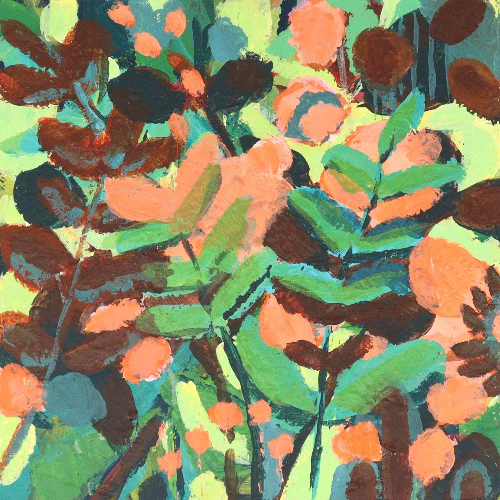'Fall' Original Acrylic Painting by Meghana Gauthier