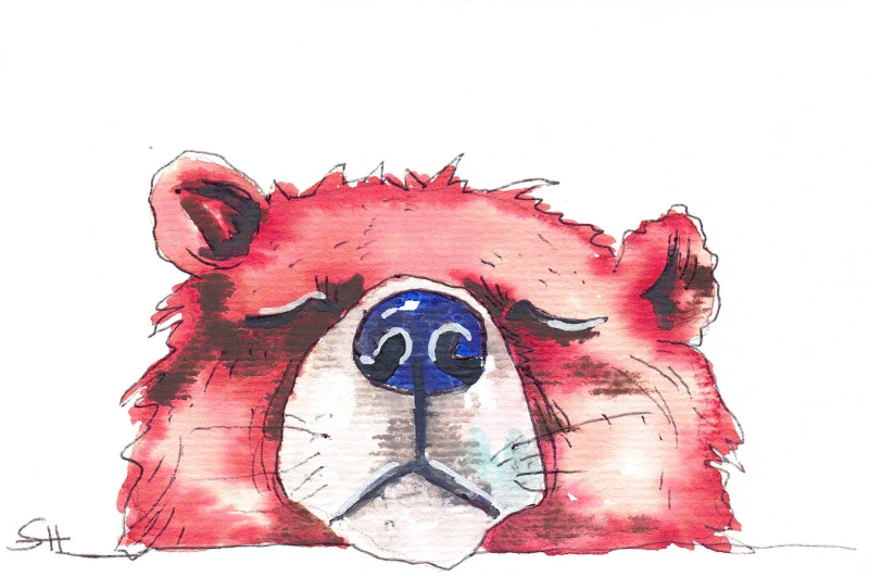 'Animal' 4 x 6 Original Art Cards by Sabine Hahnel