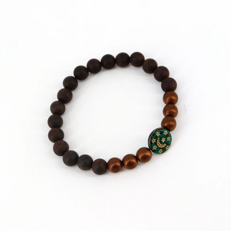 'Beaded Mala' Stretch Bracelet - Image 2