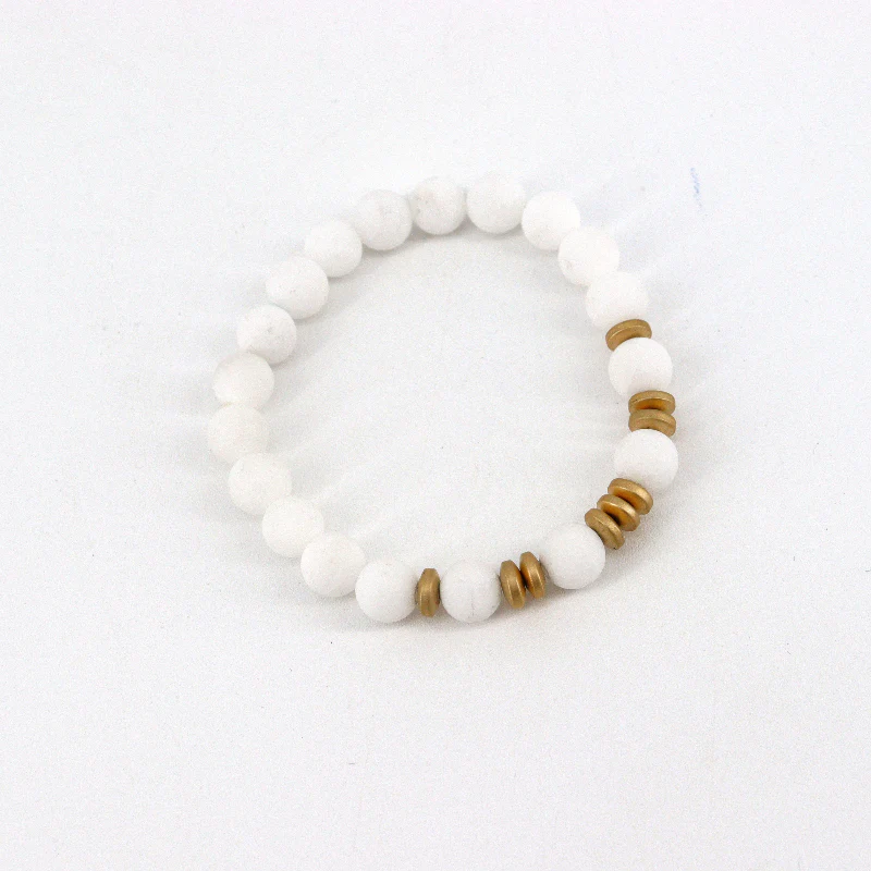 'Beaded Mala' Stretch Bracelet - Image 3