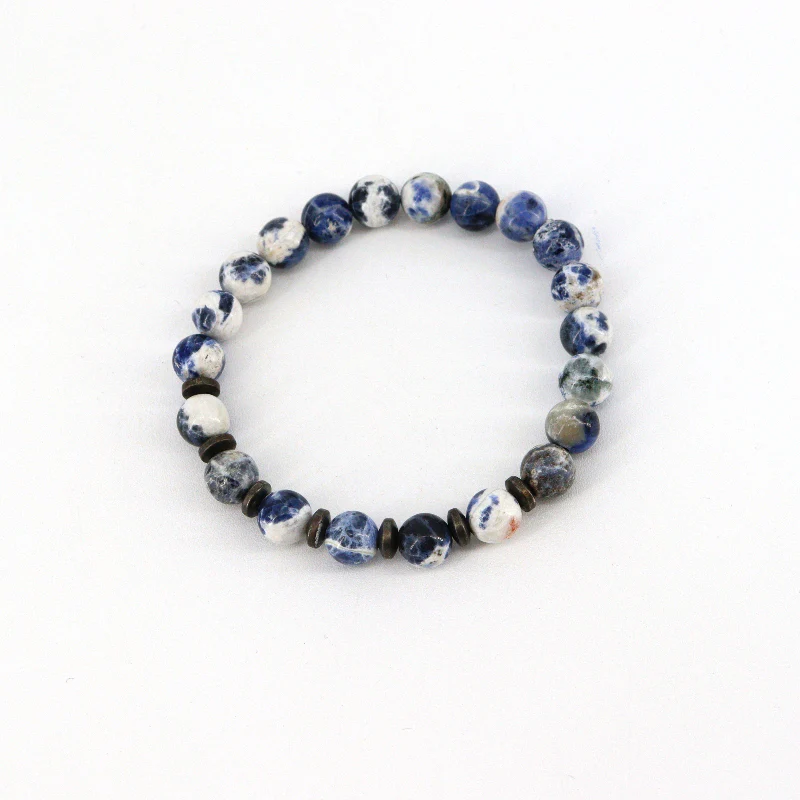 'Beaded Mala' Stretch Bracelet - Image 4