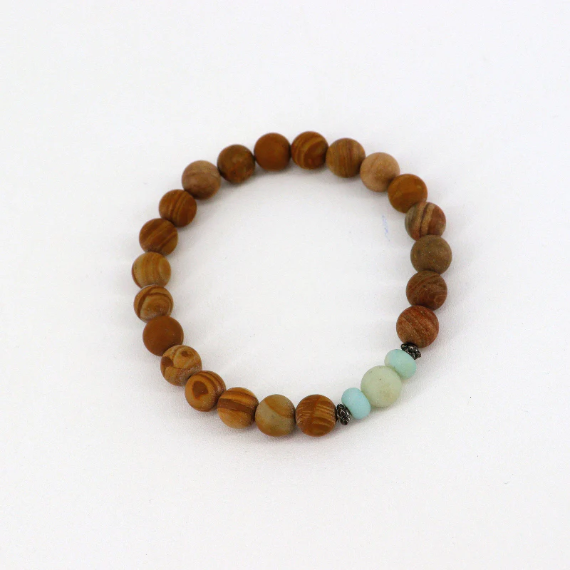 'Beaded Mala' Stretch Bracelet - Image 5