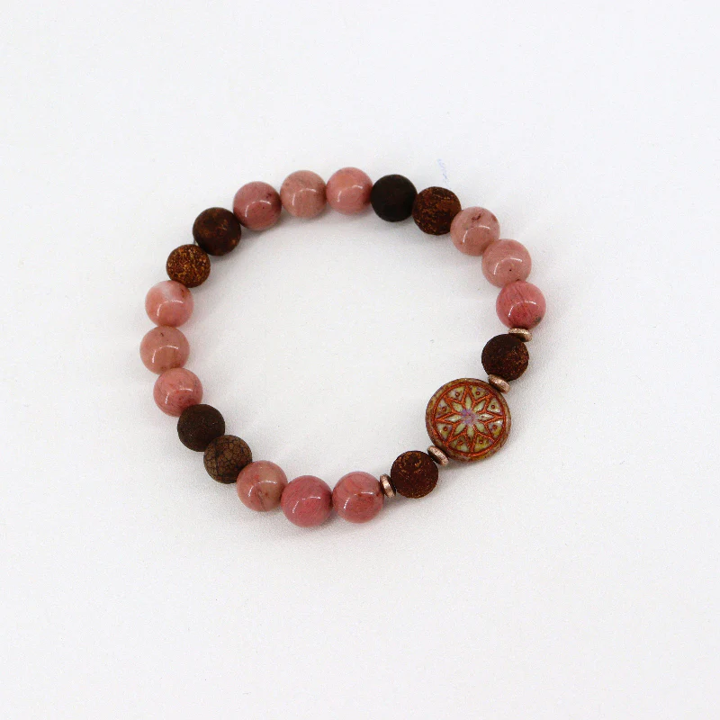 'Beaded Mala' Stretch Bracelet - Image 6