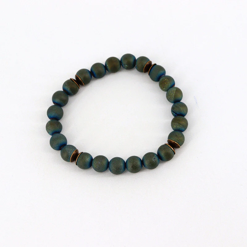 'Beaded Mala' Stretch Bracelet - Image 7