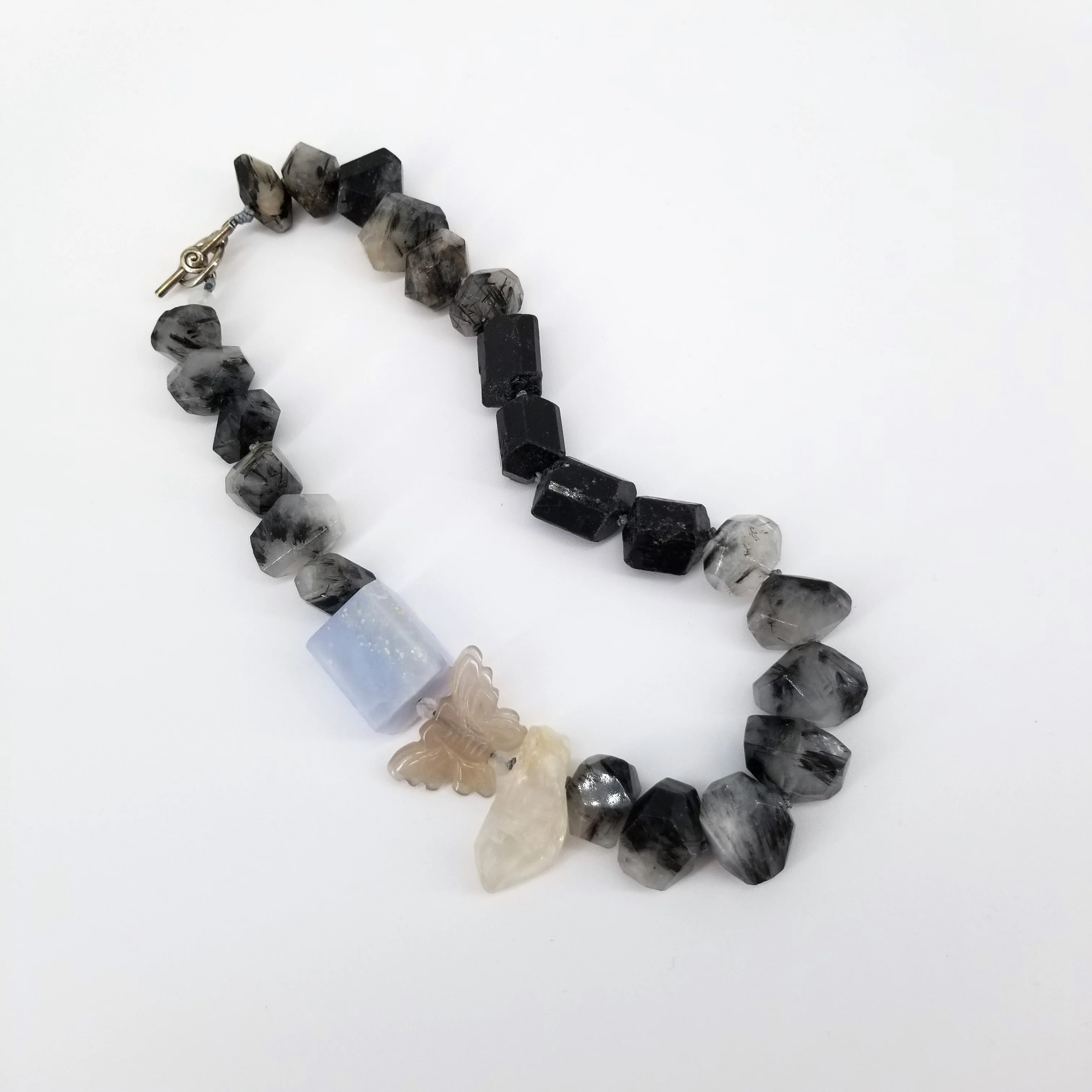 'Pema' Black Agate Necklace