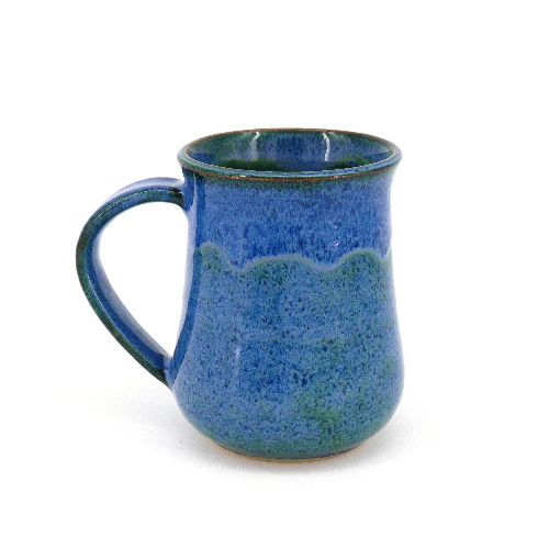 Blue Opal Ceramic Mugs