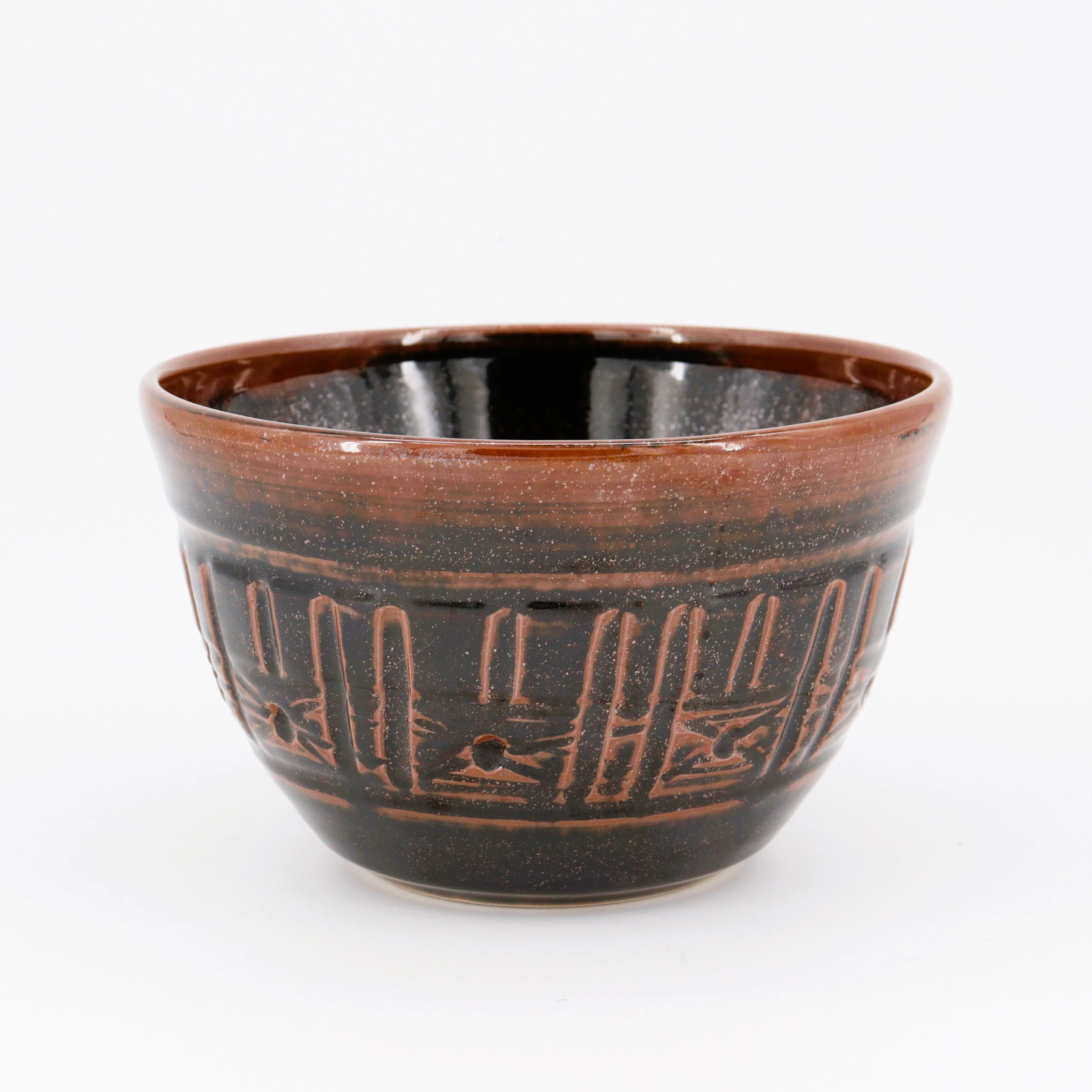 Copper Brown Ceramic Bowl