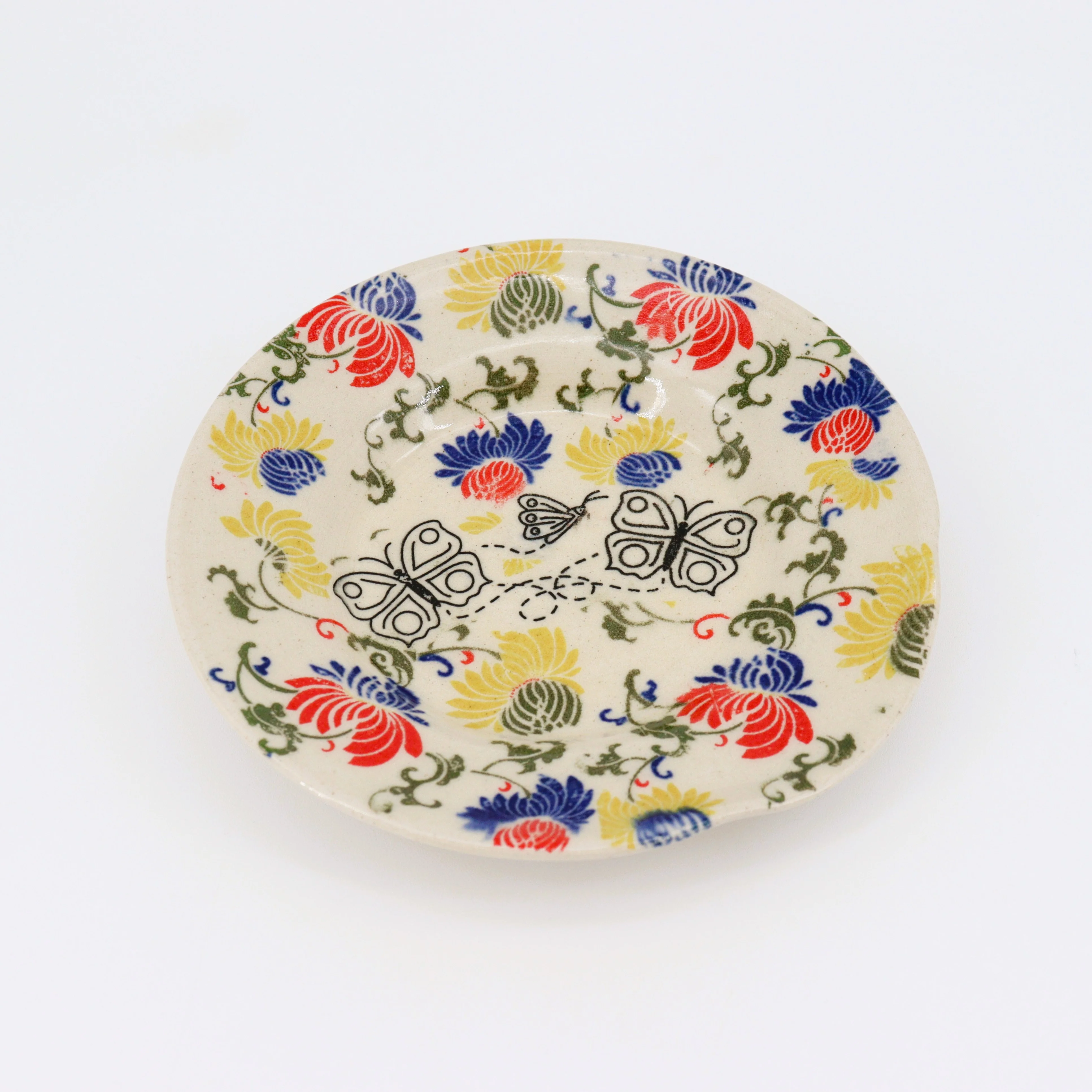 'Butterflies and Florals' Spoon Rest