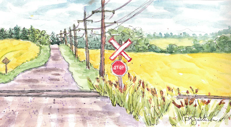 'Canola Season' Original Painting by Luise Mendler-Johnson