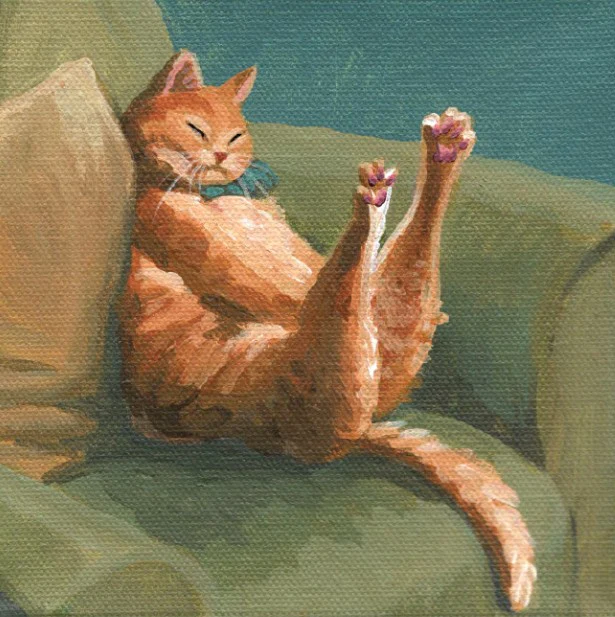 'Cats' Expressive Animal Portrait Art Cards by Robin Good - Image 6