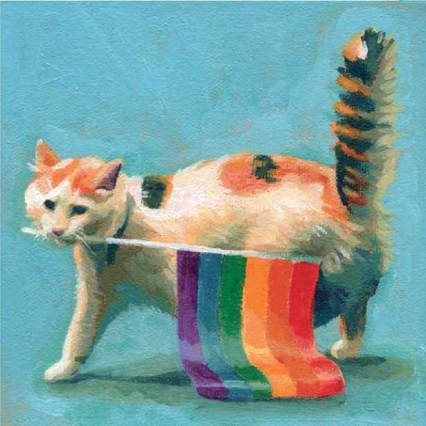 'Cats' Expressive Animal Portrait Art Cards by Robin Good - Image 9