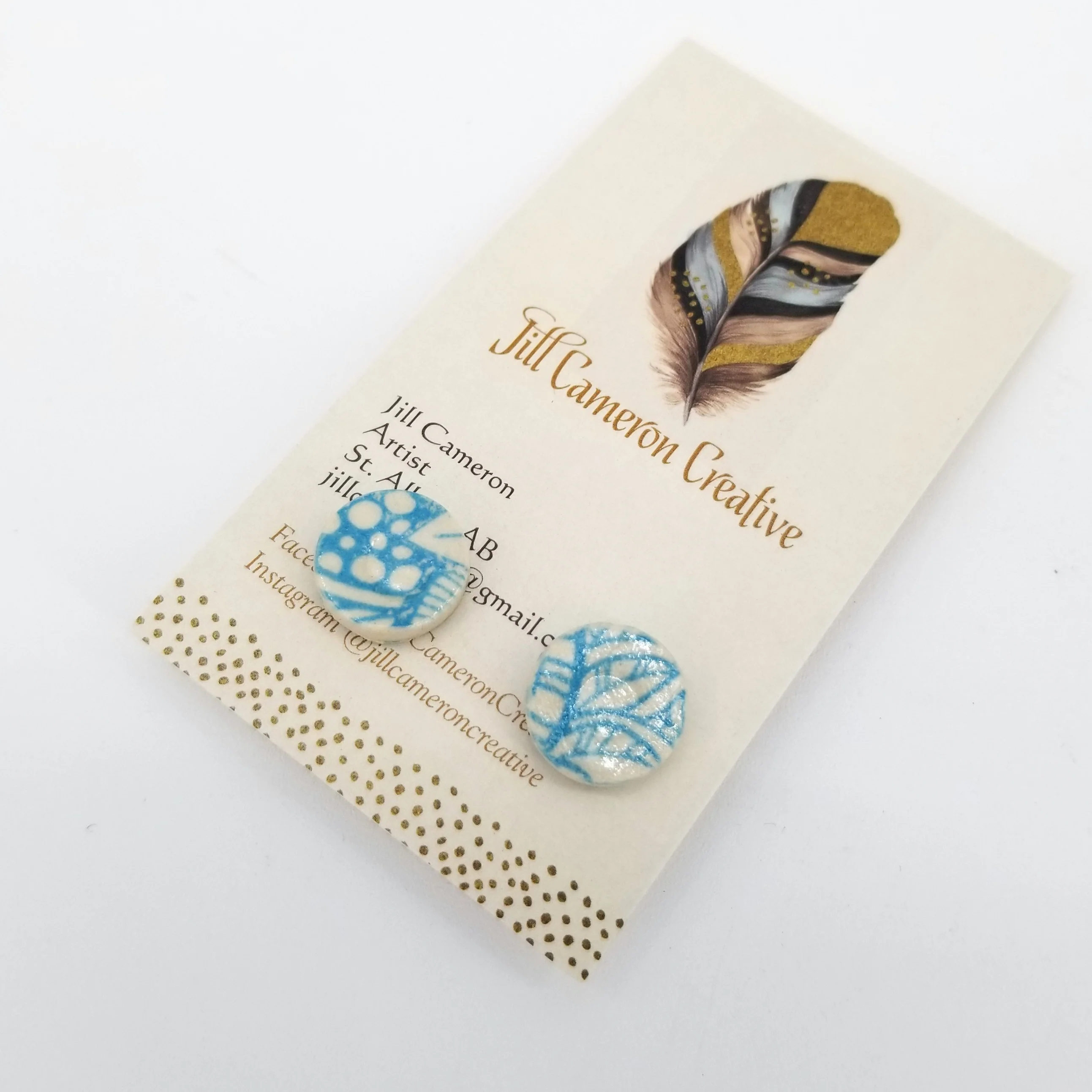 Porcelain Stud Earrings - Image 13