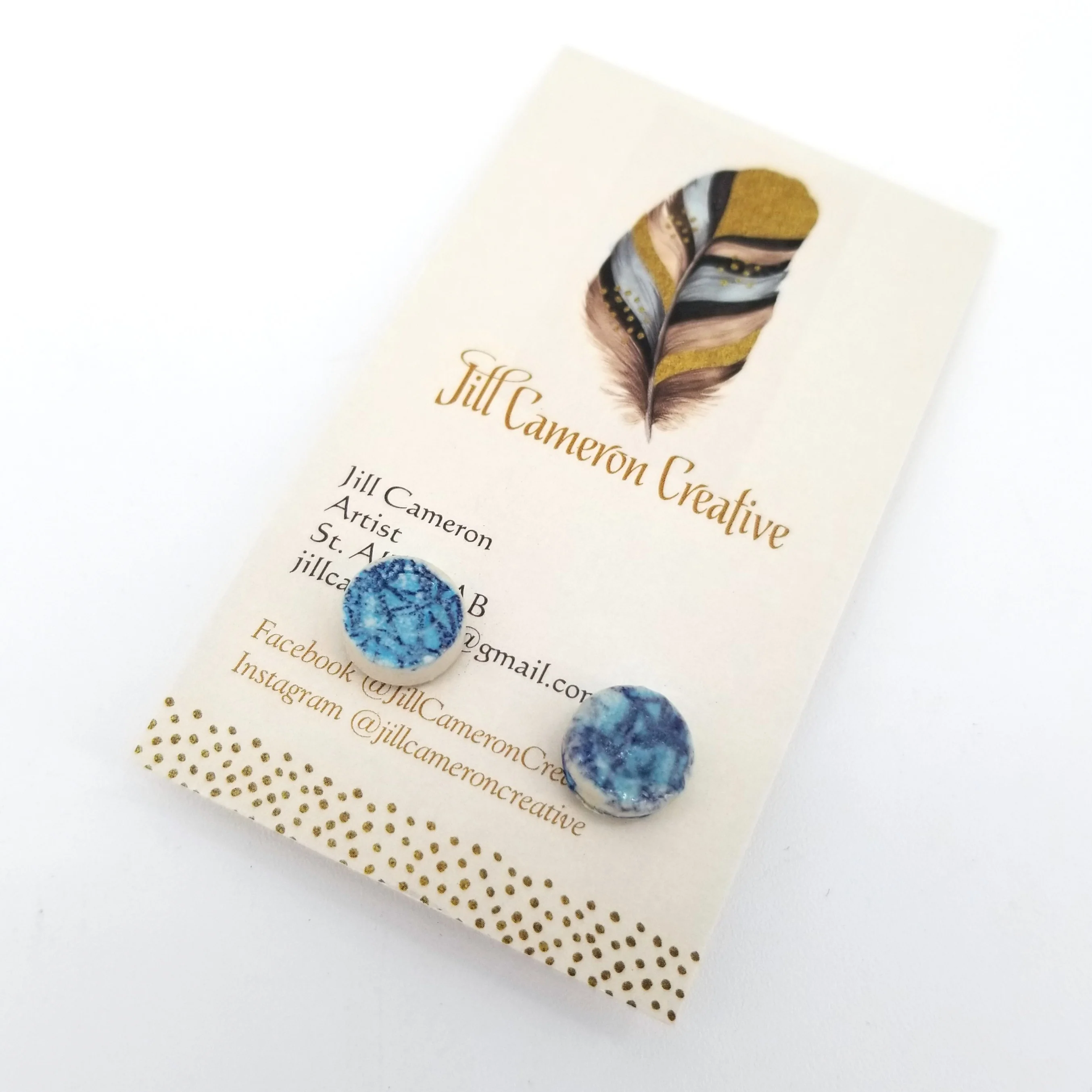 Porcelain Stud Earrings - Image 14