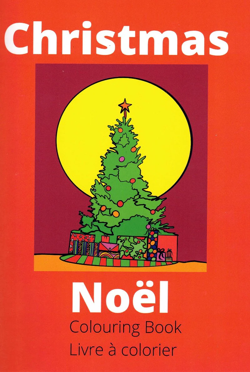 Christmas Noel Colouring Book/Livre à colorier