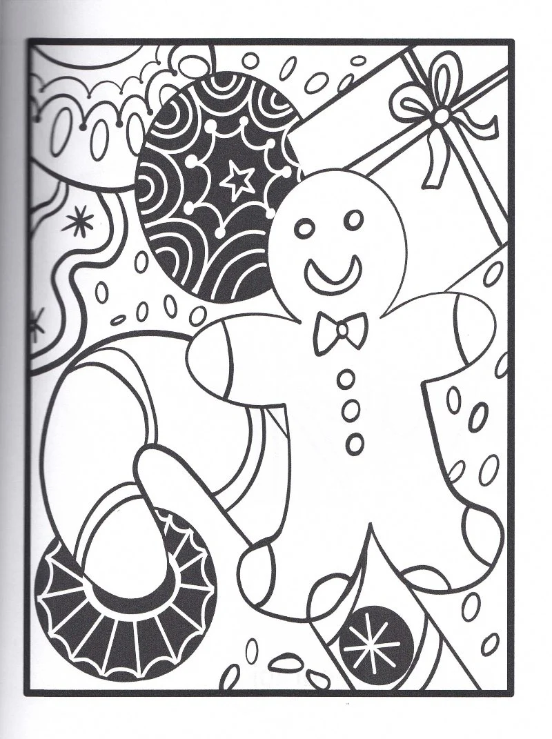 Christmas Noel Colouring Book/Livre à colorier - Image 2