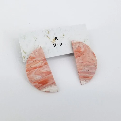 'Clay Classics' Clay, Resin & Acrylic Earrings - Image 3