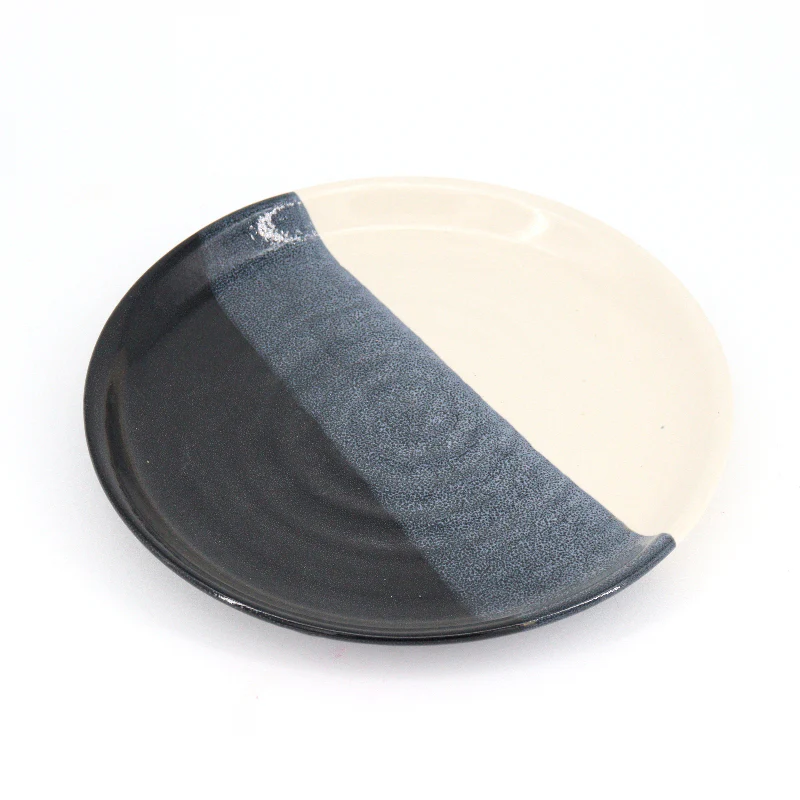 Black & White Ceramic Plate