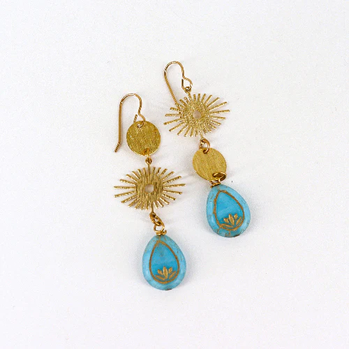 Cosmic Eye Asymmetrical Earrings