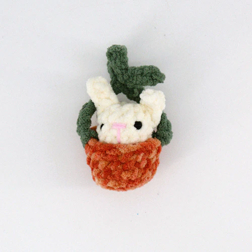 Crocheted Critter in a Basket - Image 7