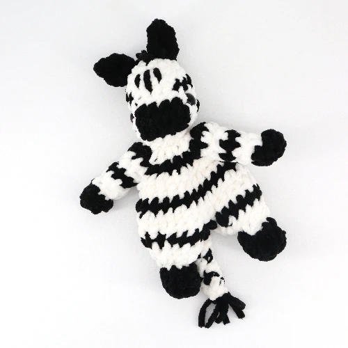 Crocheted Zebra 'Snuggler'