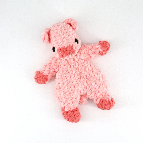 Crocheted Piglet 'Snuggler'