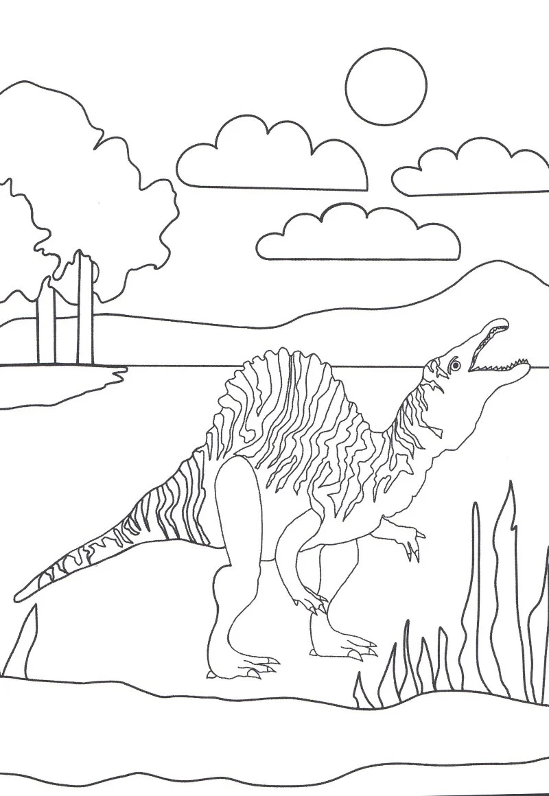 Dinosaur Colouring and Activity - Image 3