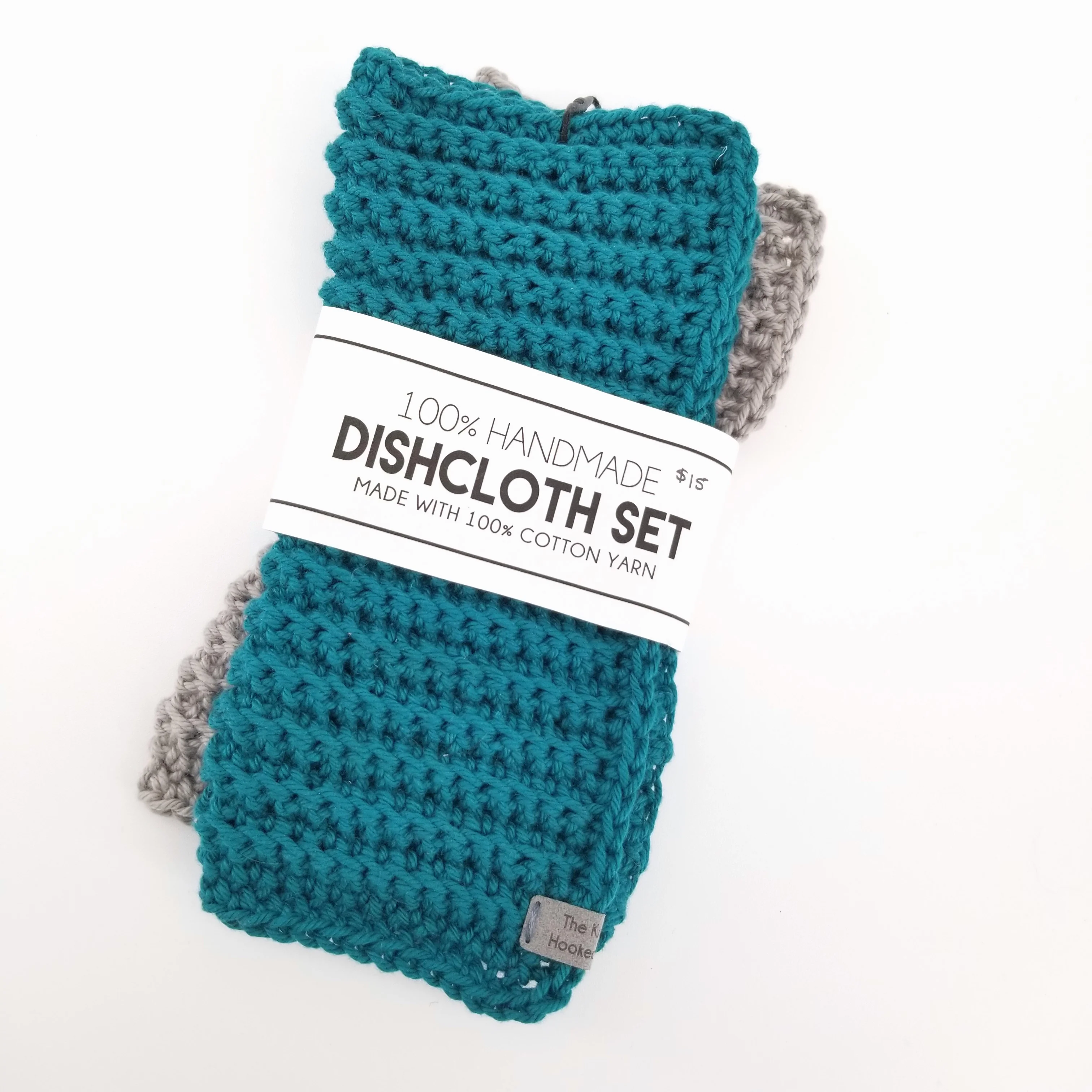 Hand Knit Dish Cloths - Image 4