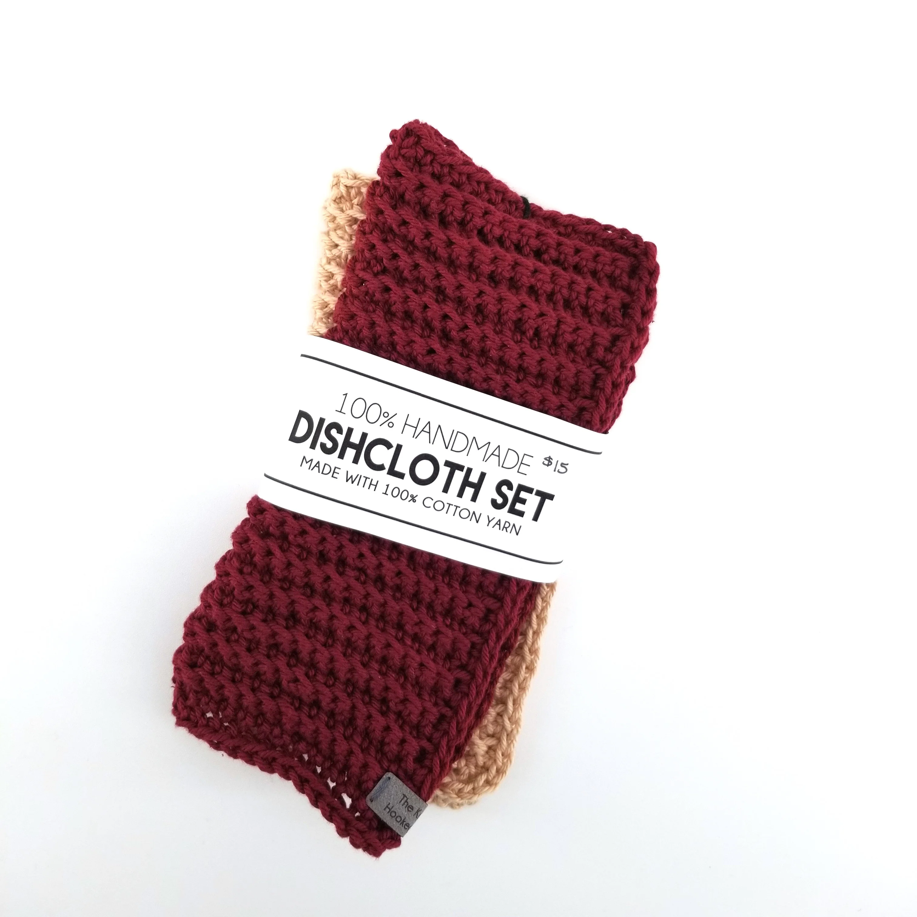 Hand Knit Dish Cloths - Image 5