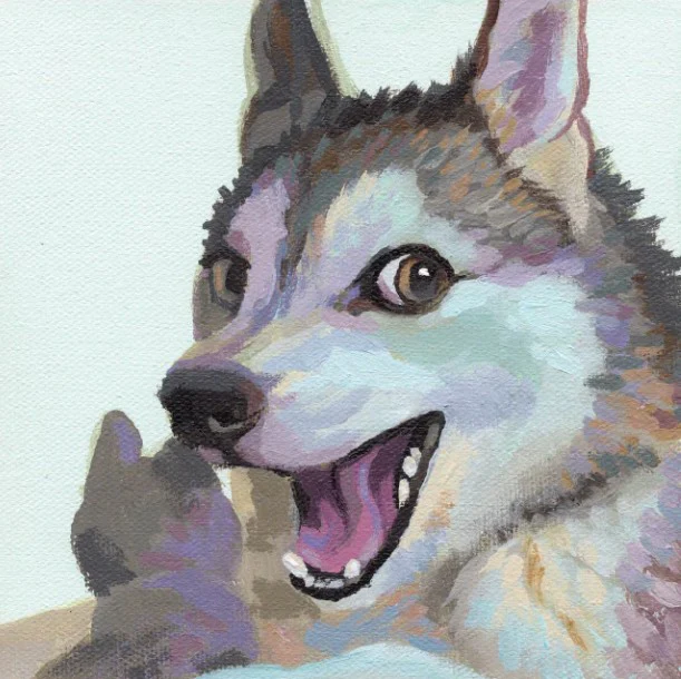 'Dogs' Expressive Animal Portrait Art Cards by Robin Good - Image 3