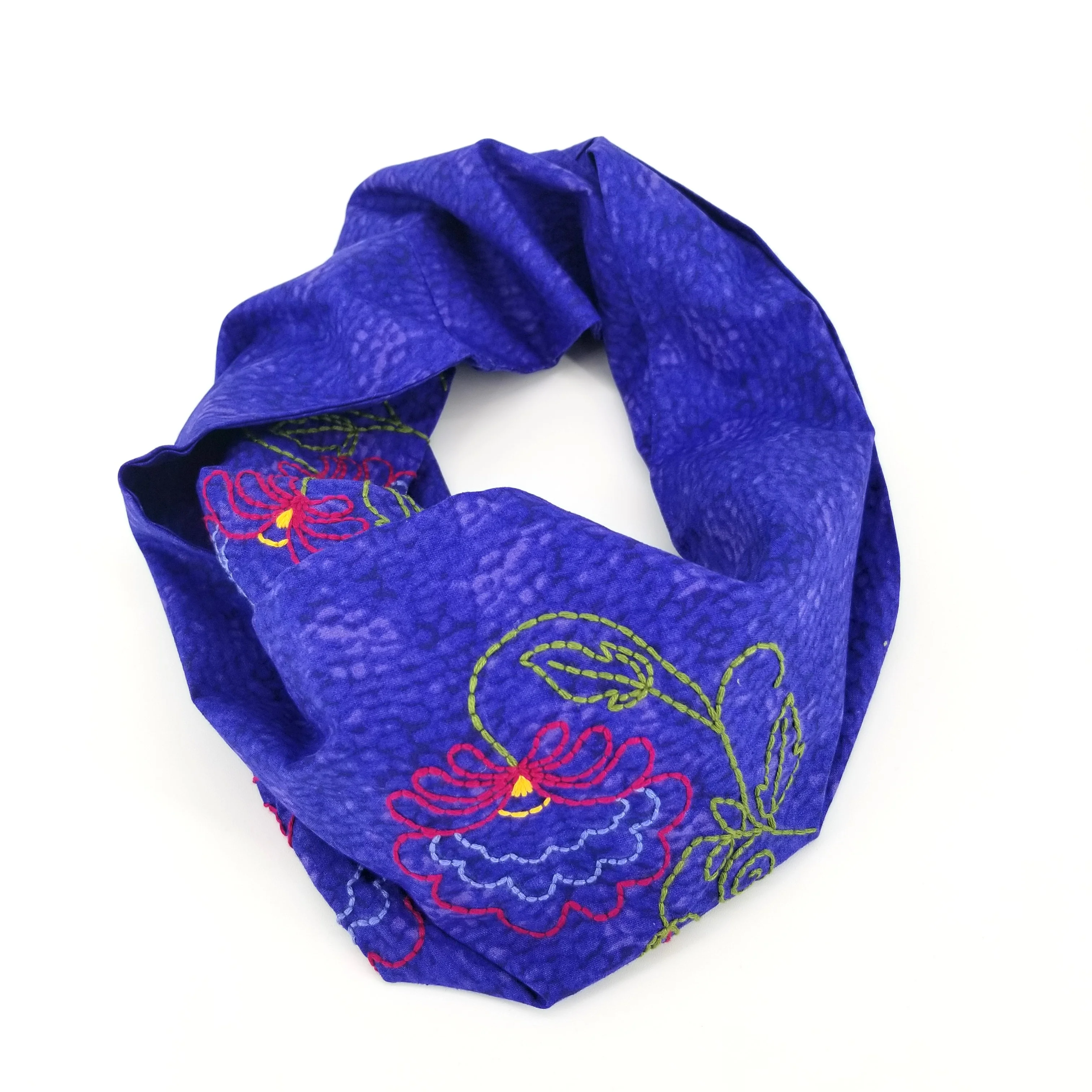 Hand Embroidered Infinity Scarf - Image 10