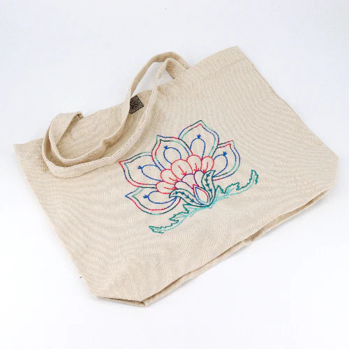 Embroidered Tote Bag - Image 6