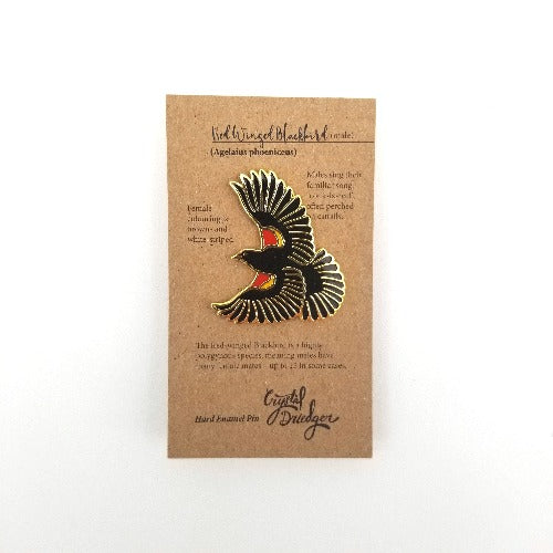 Gold Plated Enamel Bird Pins - Image 12