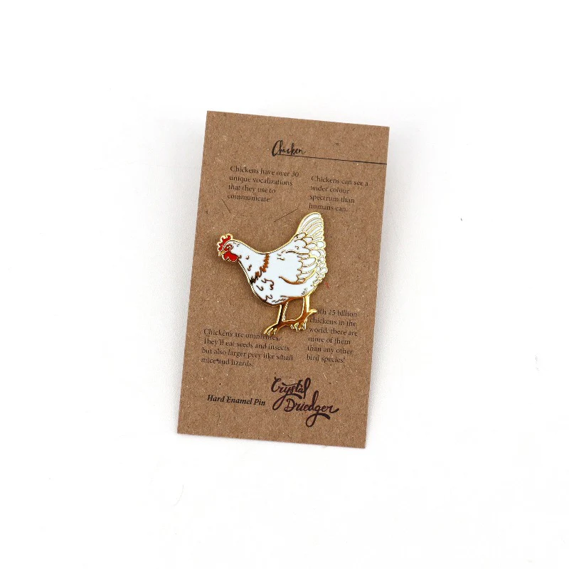 Gold Plated Enamel Bird Pins - Image 17