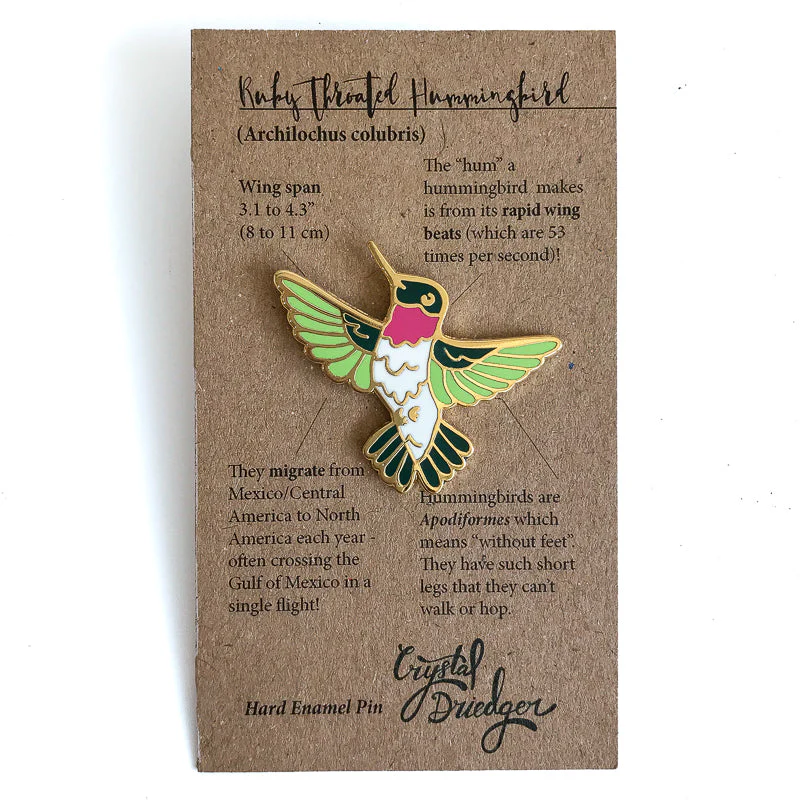 Gold Plated Enamel Bird Pins - Image 3