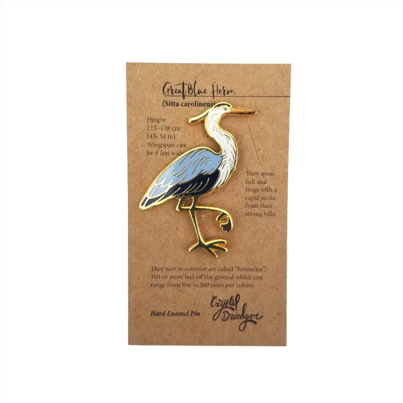 Gold Plated Enamel Bird Pins - Image 6
