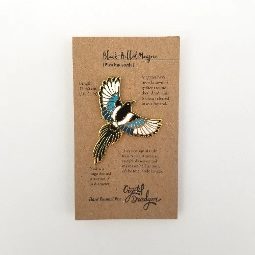 Gold Plated Enamel Bird Pins - Image 7