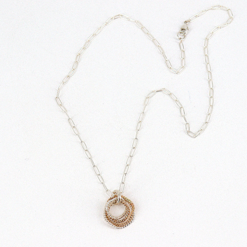 'Entwined Collection' 4 Entwined Layered Link Necklace