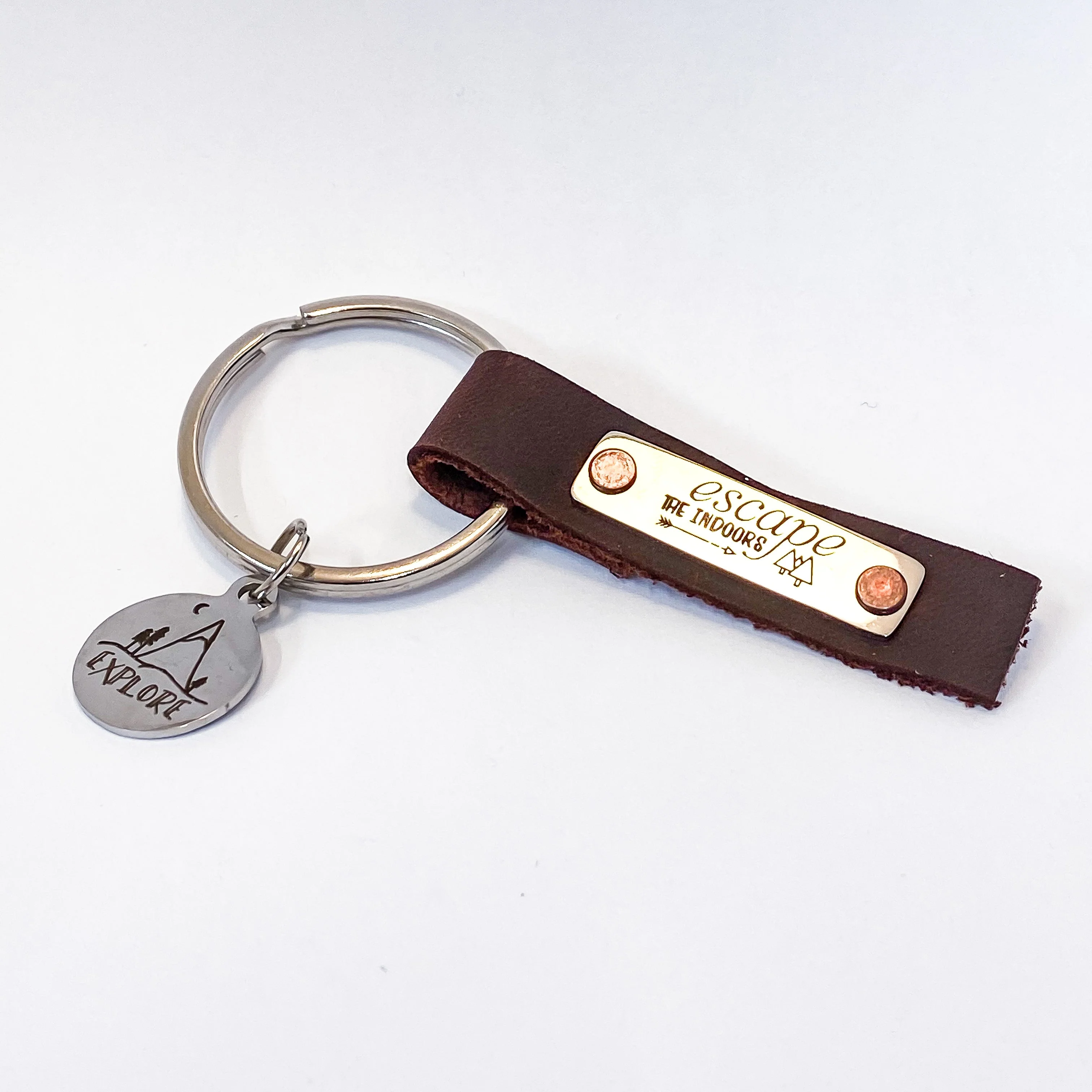 Escape the Indoors Keychain - Image 2