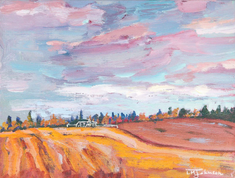 'Fall Sky' Original Painting by Luise Mendler-Johnson