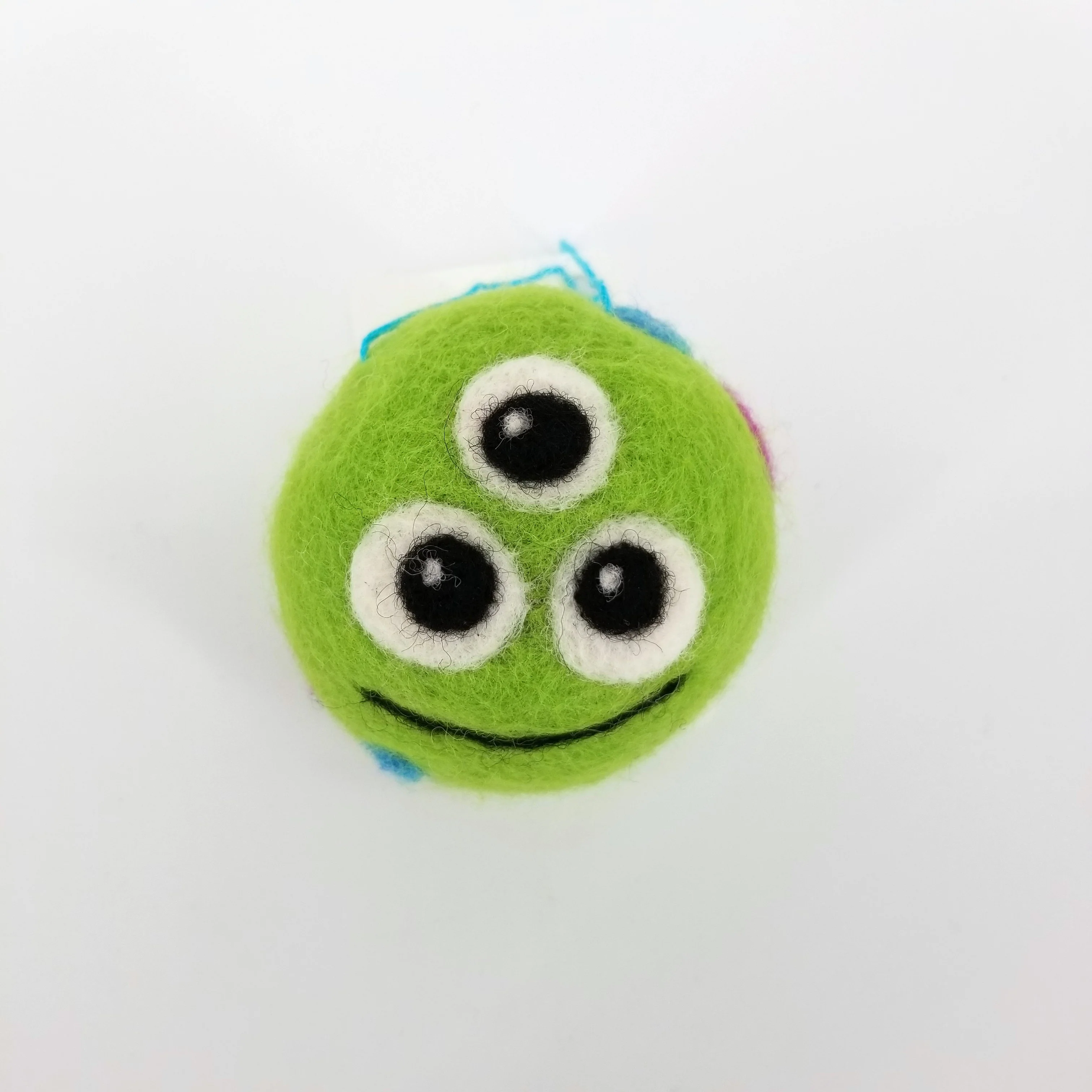 Felted Monster Head Ornaments - Image 3