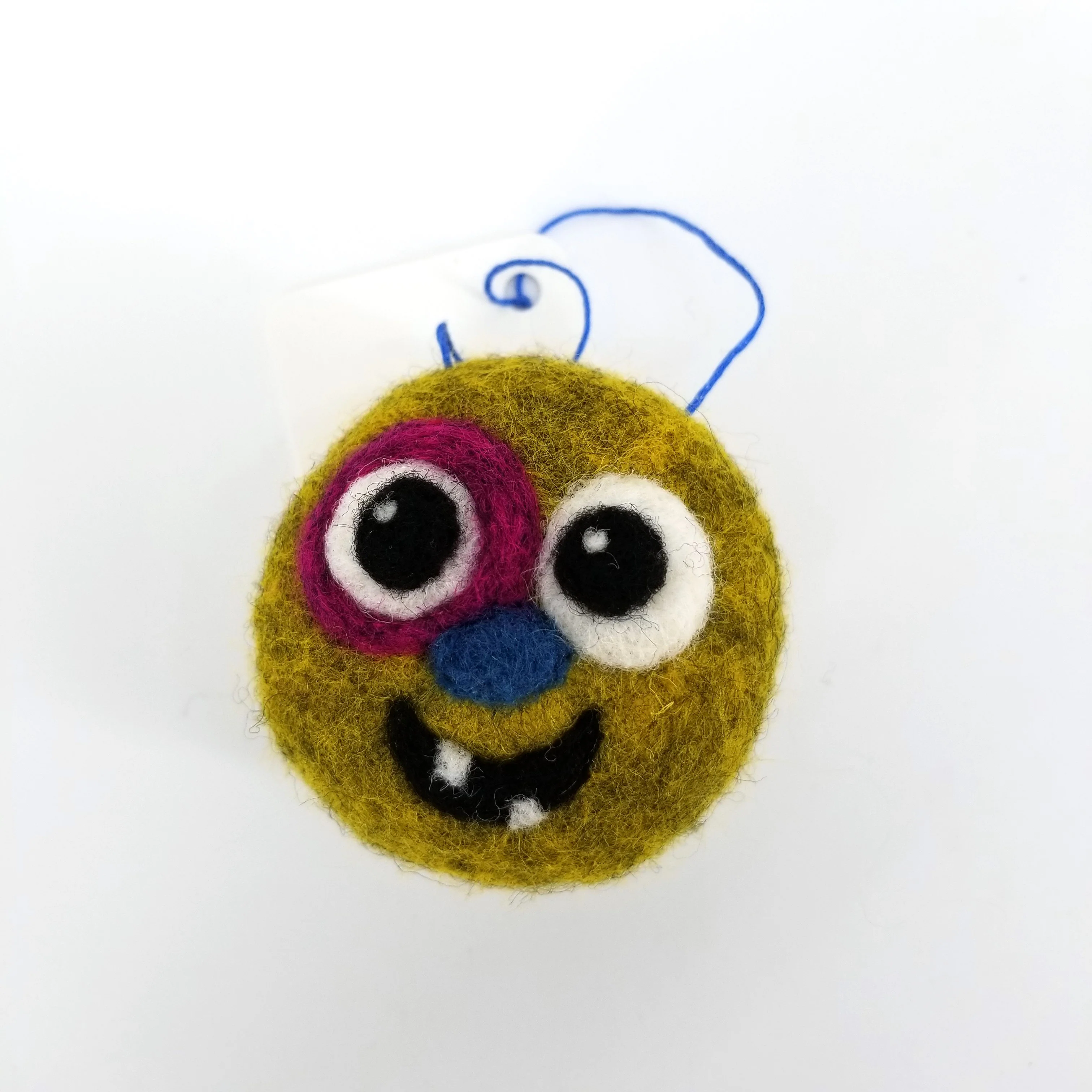 Felted Monster Head Ornaments - Image 4