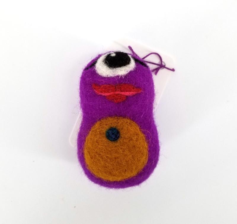 Felted Monster Ornaments