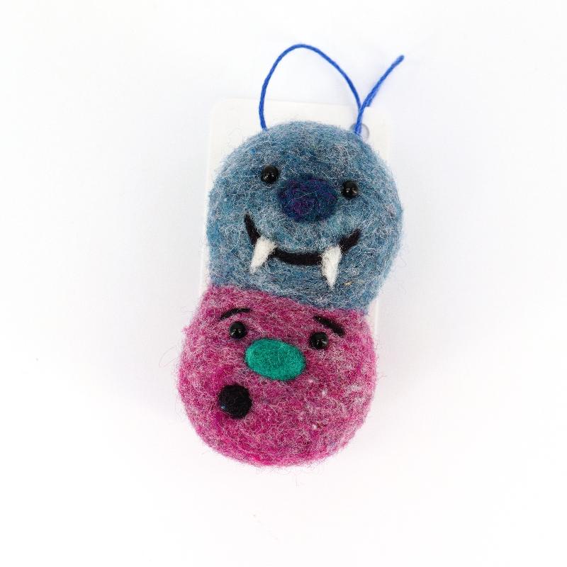 Felted Monster Ornaments - Image 6