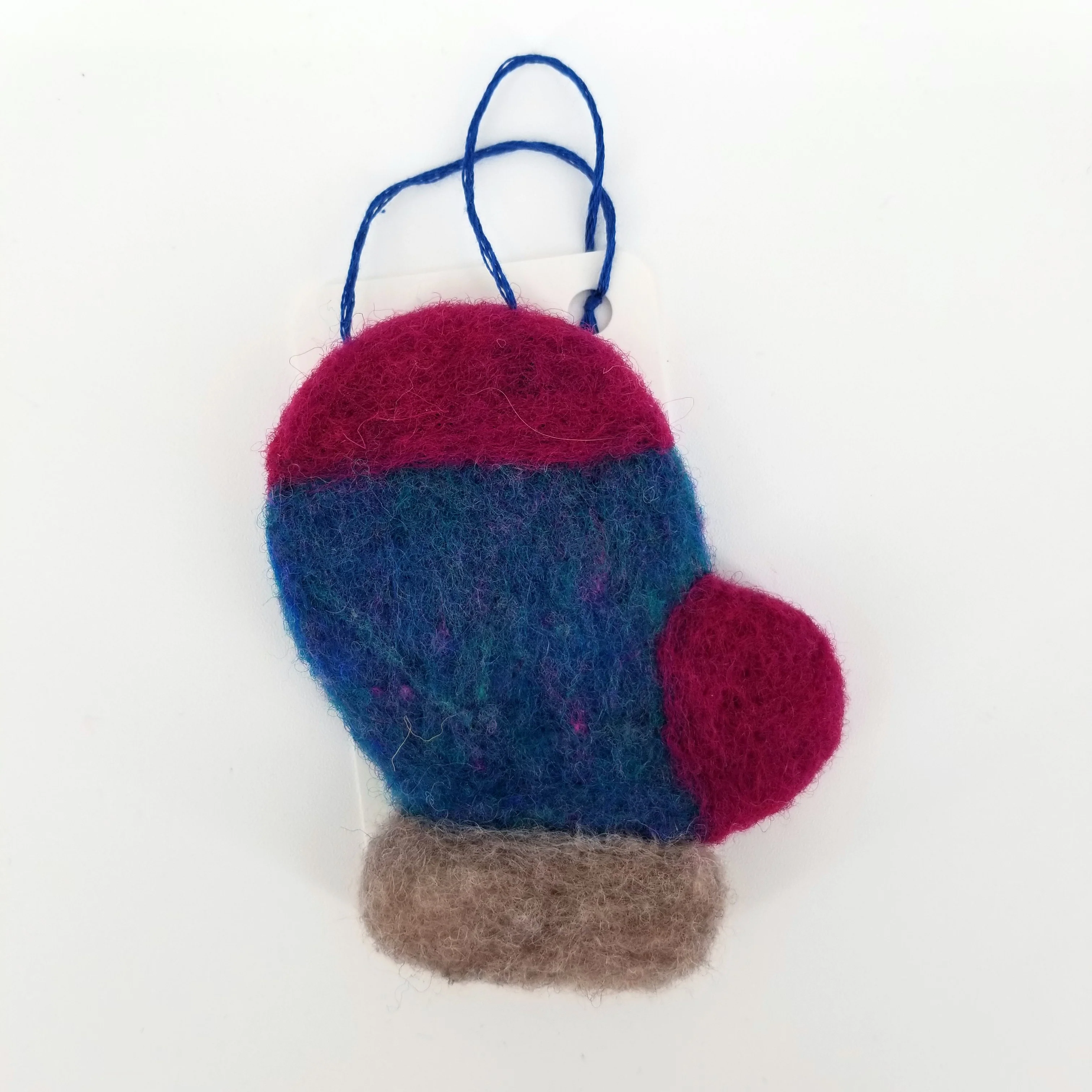 Felted Mitten Ornament