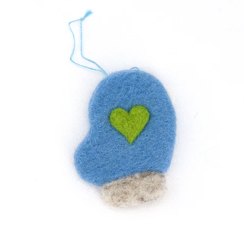 Felted Mitten Ornament - Image 3