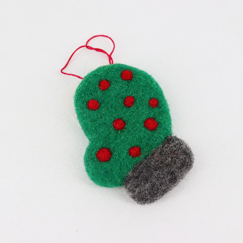 Felted Mitten Ornament - Image 6
