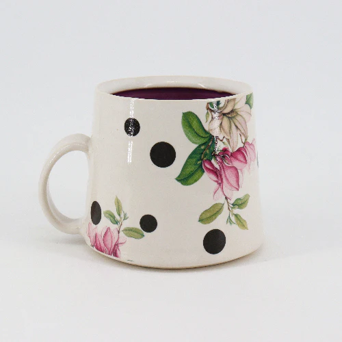 Florals and Polka Dots Regular Mugs - Image 2