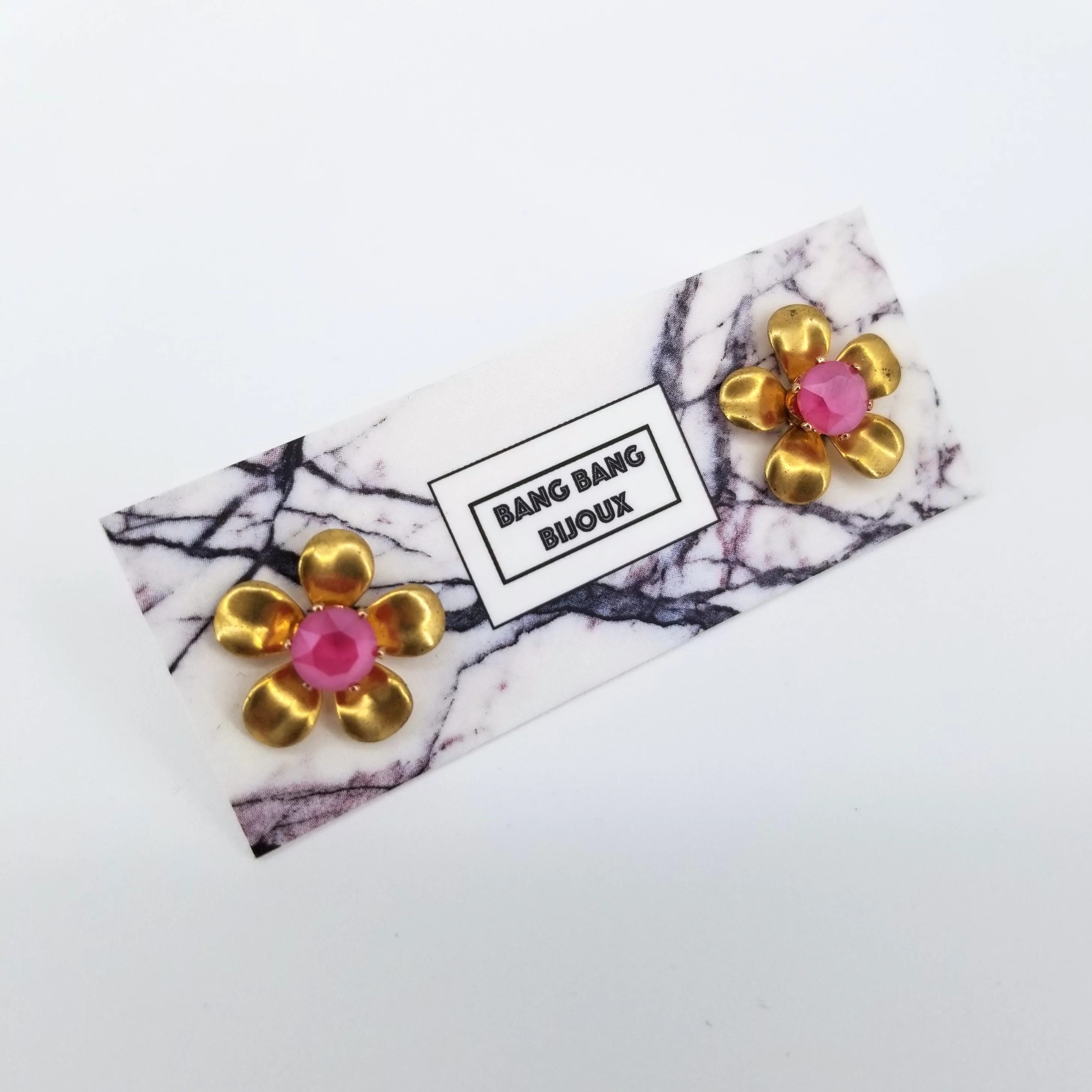Flower Jacket Earrings