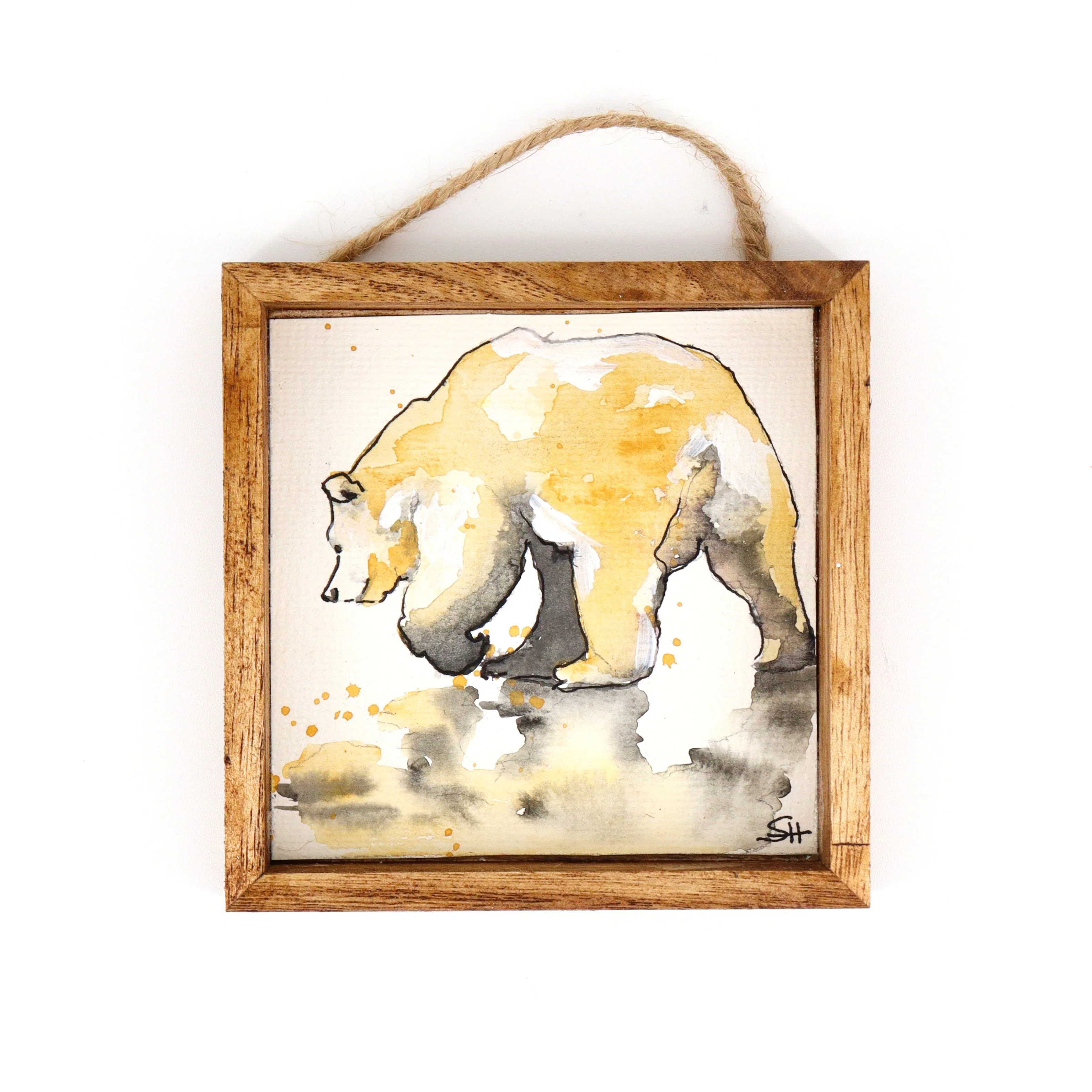Framed Mini Watercolour Paintings 'Floral & Fauna'